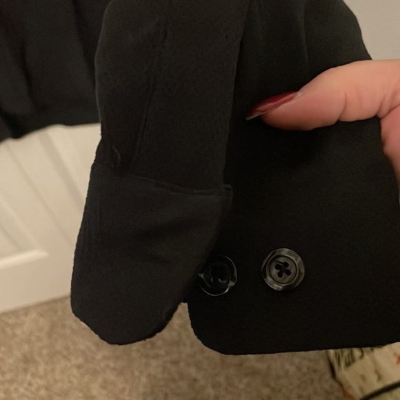 Jack Lipson Heavy Textured Button Down Black shirt SZ XL GUC B1015 - Picture 5 of 8